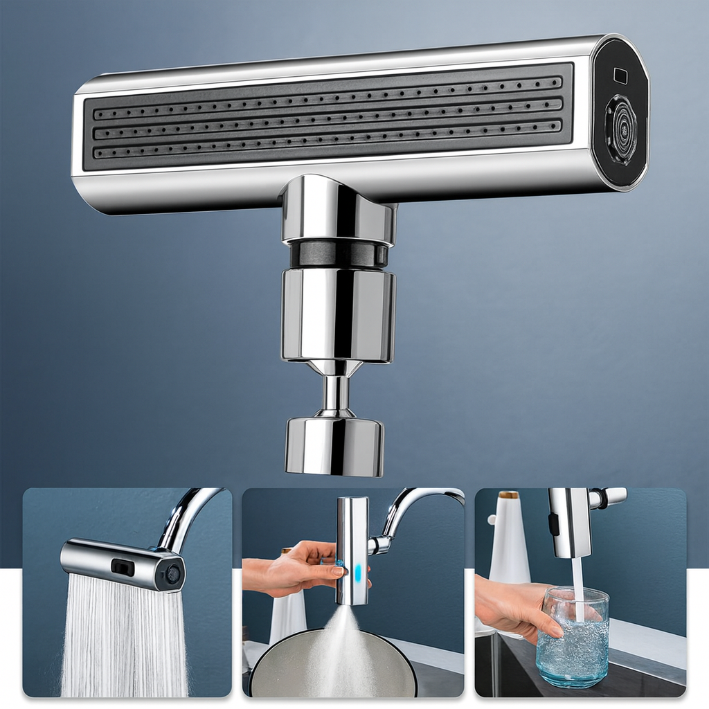 🚿 Grifo Giratorio 3 en 1
