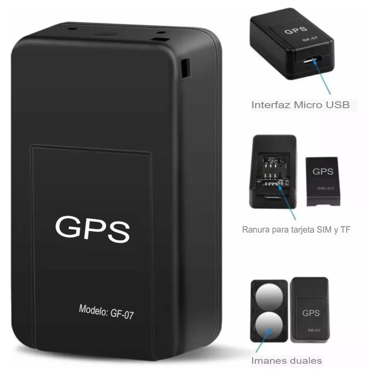🔒 Mini GPS Rastreador GF-07📍