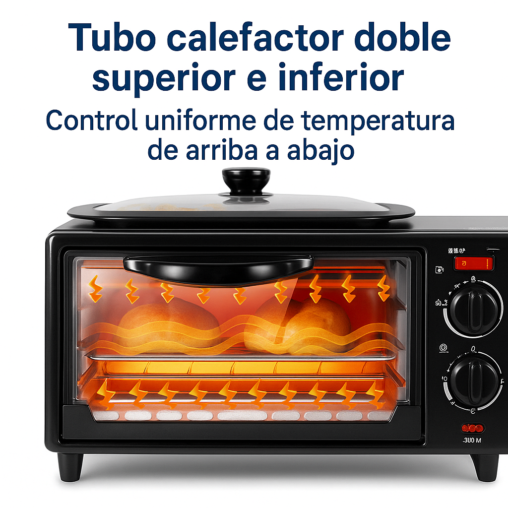 🍳☕ Máquina de Desayuno Multifunción 3 en 1