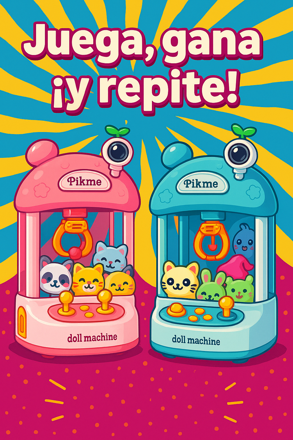 🎁 ¡La Mini Máquina saca peluches – Diversión, ternura y nostalgia en un solo producto! 🧸✨