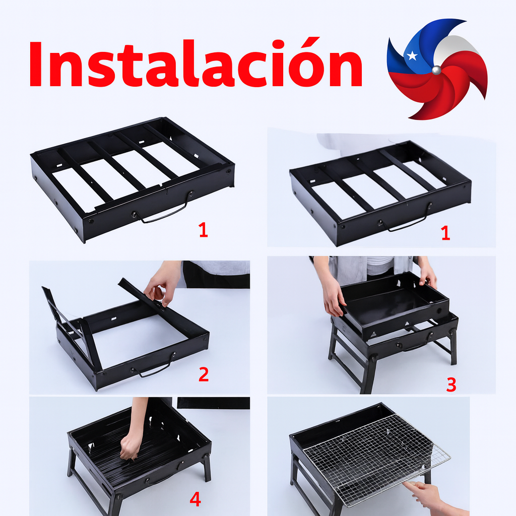 Parrilla Plegable portátil para el 18 de septiembre 🍗