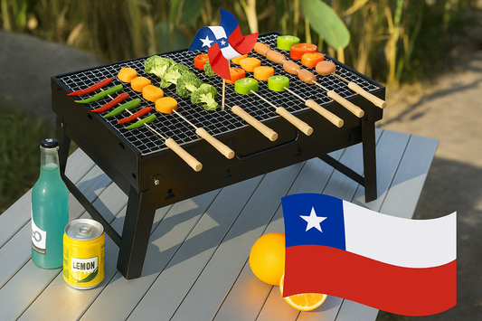 Parrilla Plegable portátil para el 18 de septiembre 🍗