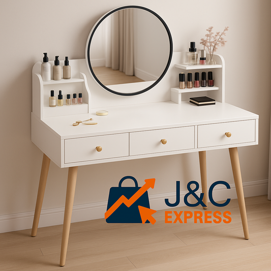 Organizador de Maquillaje Espejo + Luz