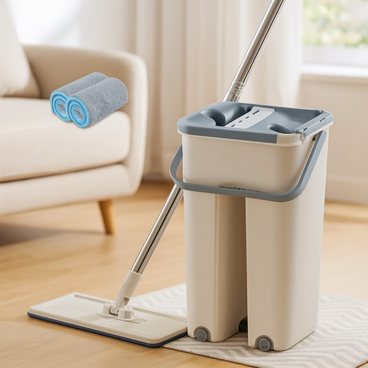 🧼✨ Mopa Mágica con Balde Doble Compartimiento
